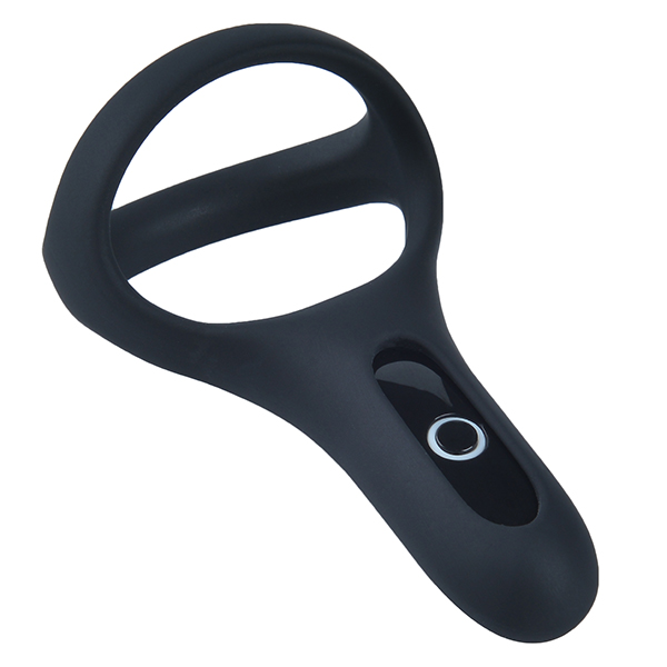 Anel Peniano Vibratório Silicone Com App Control Rise Black Cock - Imagem 3