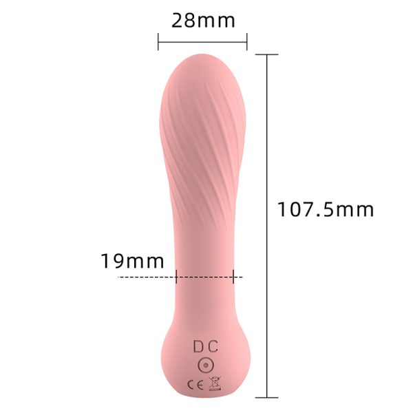 Vibrador 10 Vibrações Pink Vibez Recarregável USB Silicone Rosa - Image 4
