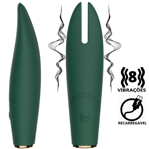 Vibrador de Clitóris com 8 Modos de Vibração Recarregável