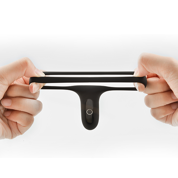 Anel Peniano Vibratório Silicone Com App Control Rise Black Cock - Imagem 5