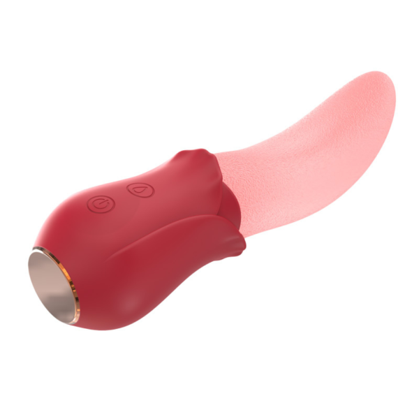 Língua Vibratória Estimuladora de Clitóris e Seio Recarregável - Image 5