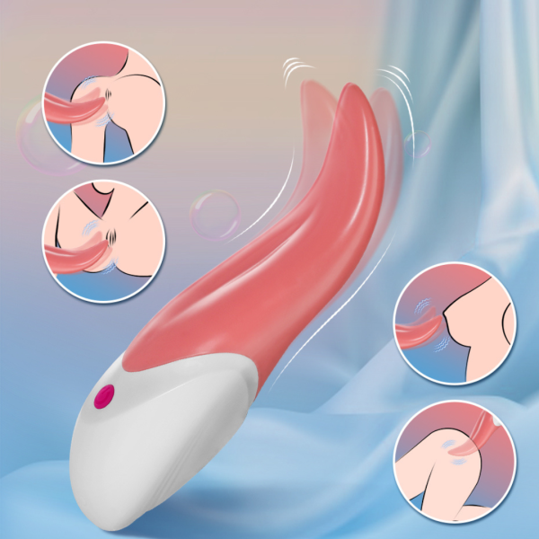 Vibrador Feminino Formato Língua de Textura Realista Tongue - Image 8