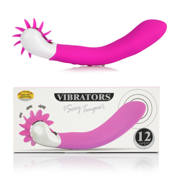 Estimulador de Clitóris com 12 Modos de Vibração Sexy Tongue - Image 8