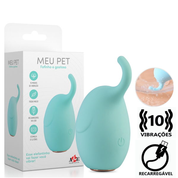Vibrador Estimulador de Seios e Clitóris 10 Velocidades Elefante