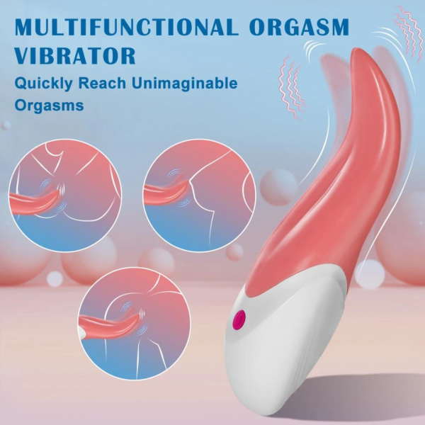 Vibrador Feminino Formato Língua de Textura Realista Tongue - Image 6
