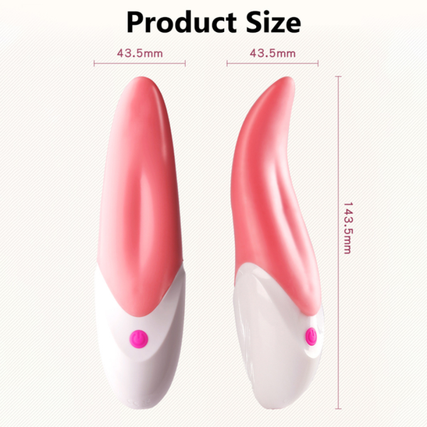 Vibrador Feminino Formato Língua de Textura Realista Tongue - Image 9