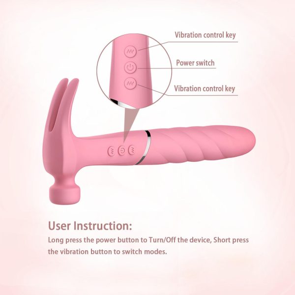 Vibrador Martelo Estimulador de Ponto G e Clitóris  - HAMMER - Image 4