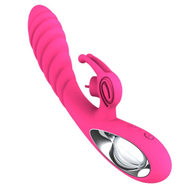 Vibrador Duplo Vicky Potente Com Orelhinha e Língua Estimuladora - Image 9