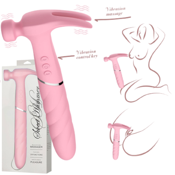 Vibrador Martelo Estimulador de Ponto G e Clitóris  - HAMMER