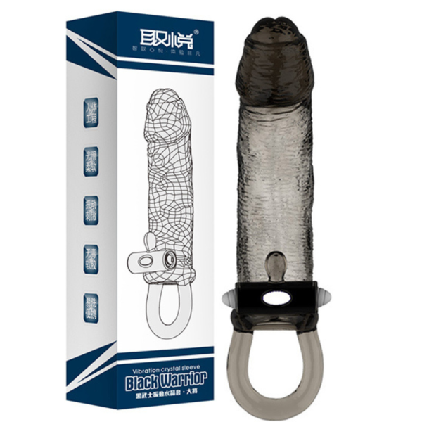Capa Extensor Peniano Fumê com Anel Testicular e Vibrador - Image 7