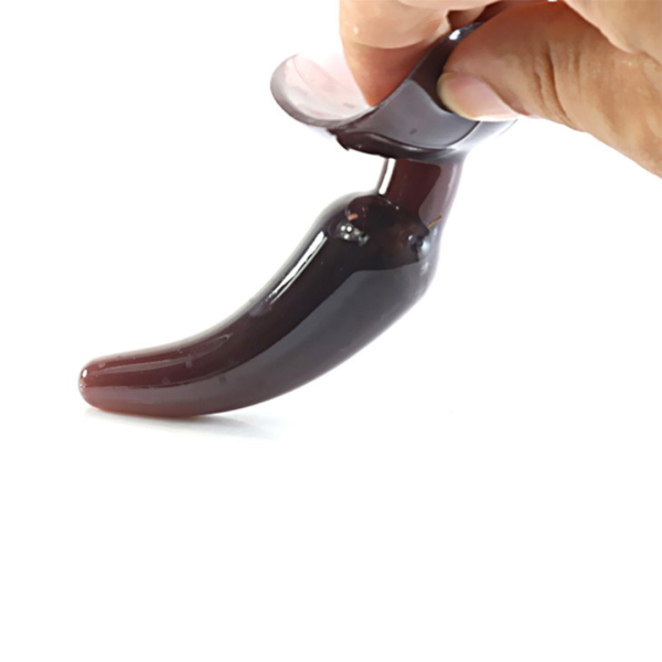 Plug Anal Para Iniciantes Em Silicone Flexivel Rosa Com Base - Image 4