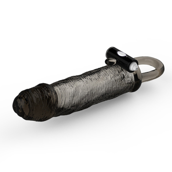 Capa Extensor Peniano Fumê com Anel Testicular e Vibrador - Image 5