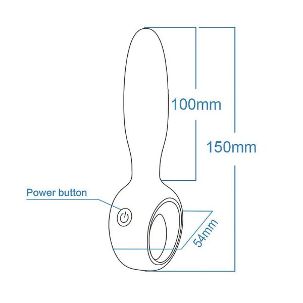 Plug em Silicone com Vibrador Dylon Recarregavel - S-Hande - Image 4