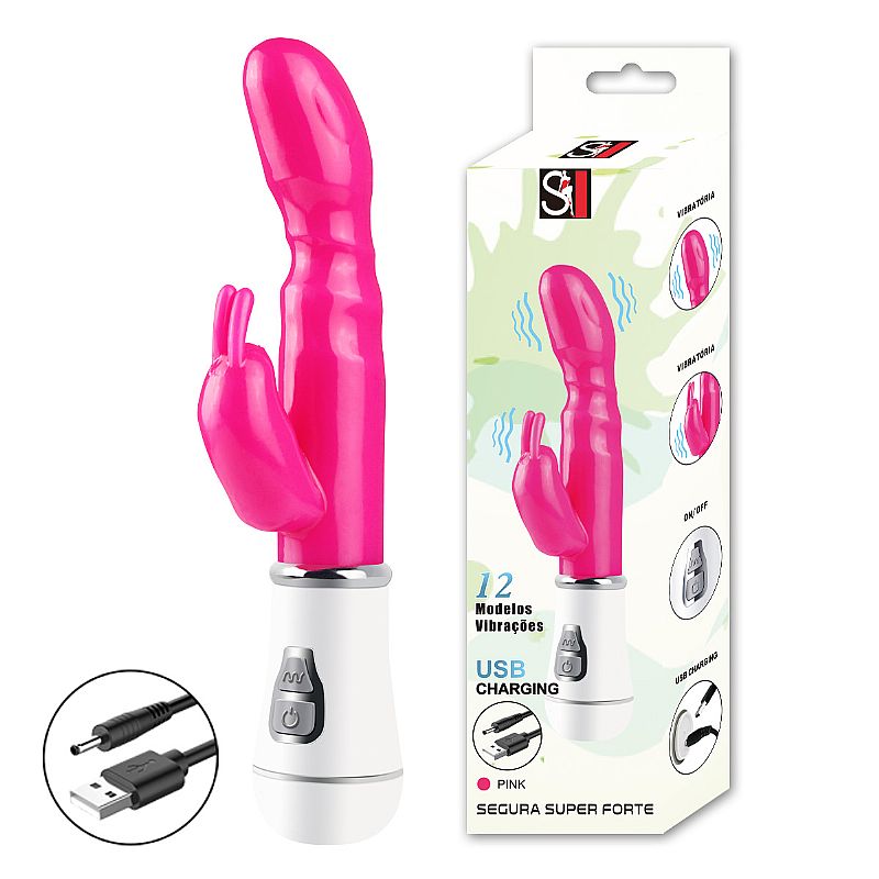 Vibrador Estimulador de Ponto G e Clitóris Recarregável 16cm - Imagem 9