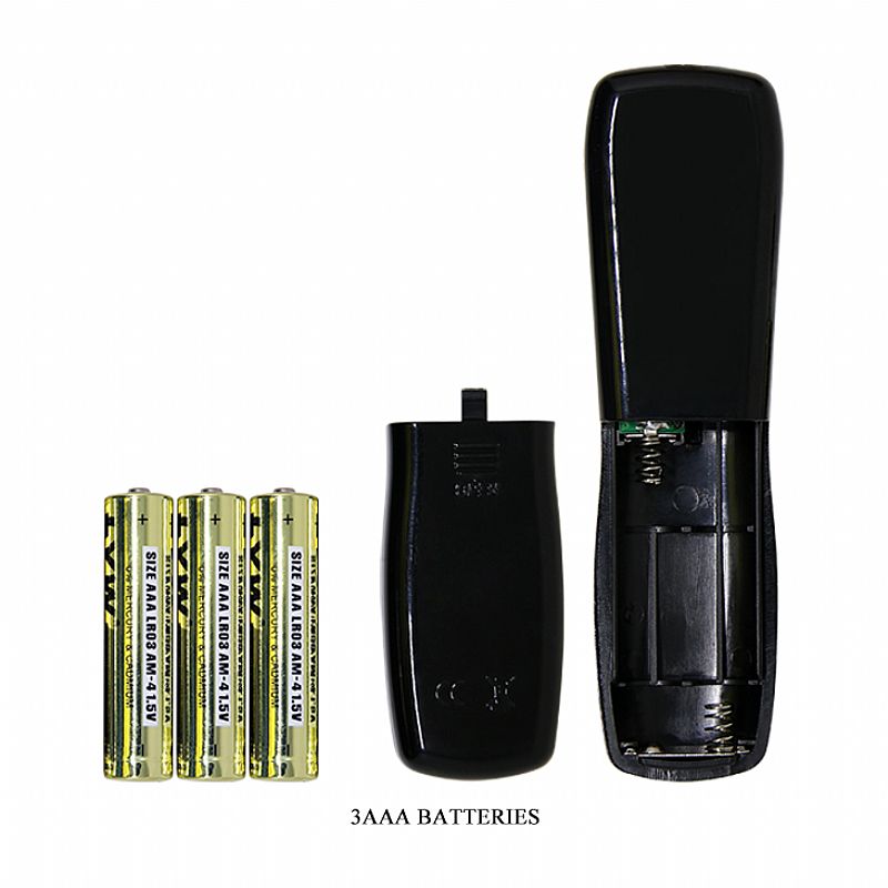 Prótese com Vibro e Vai e vem com controle 18,5x4CM - Baile - Imagem 3