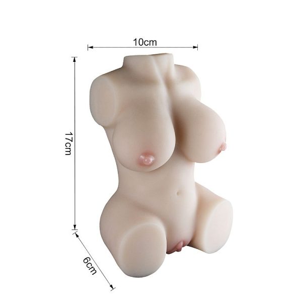 Masturbador Masculino Mini Corpo c/ Vagina e Ânus Penetrável - Image 10