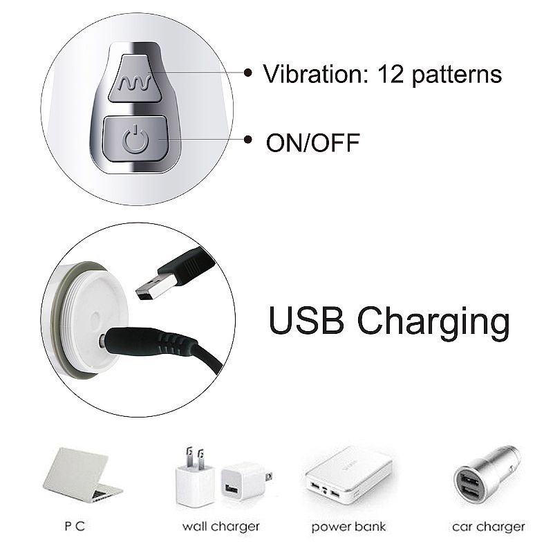 Vibrador Estimulador de Ponto G e Clitóris Recarregável 16cm - Imagem 2