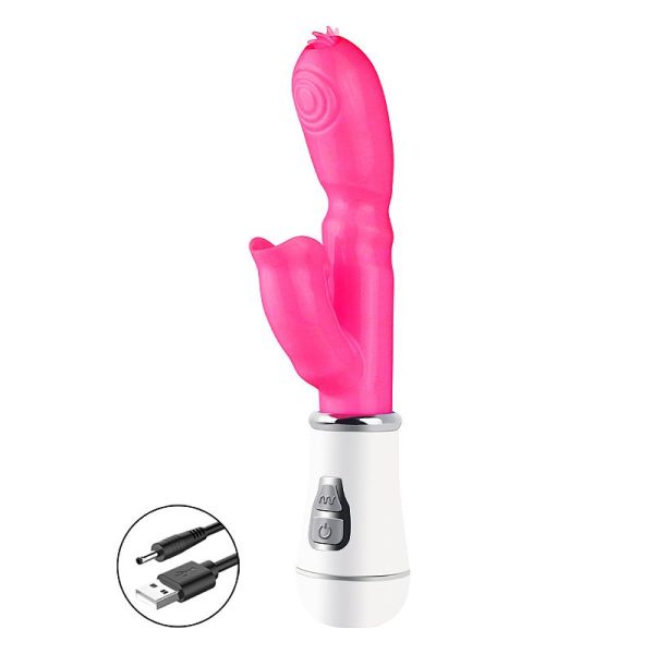 Vibrador de Ponto G e Clitóris com Língua Estimuladora - USB - Image 6