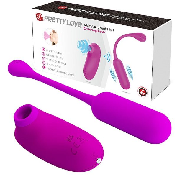 Vibrador Duplo Ponto G Com Modo Pulsação e Bullet 2 em 1  Curupira - Image 8