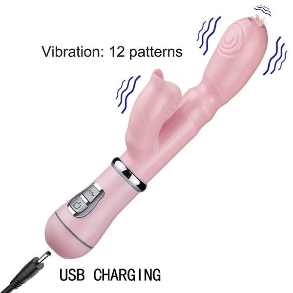 Vibrador de Ponto G e Clitóris com Língua Estimuladora - USB - Image 8