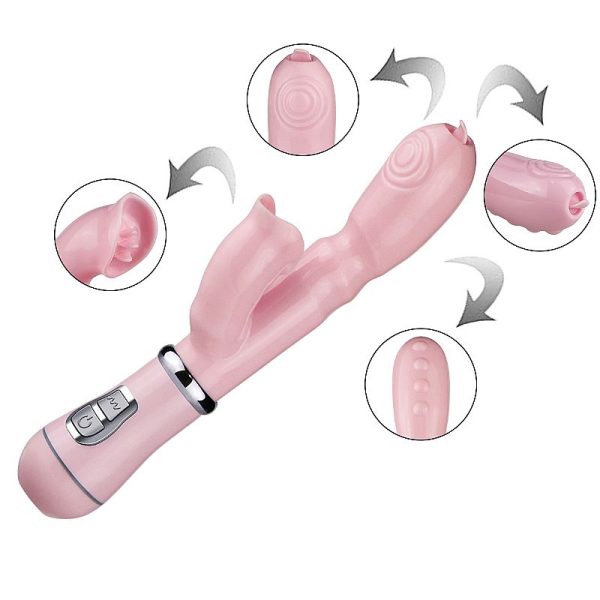 Vibrador de Ponto G e Clitóris com Língua Estimuladora - USB - Image 4