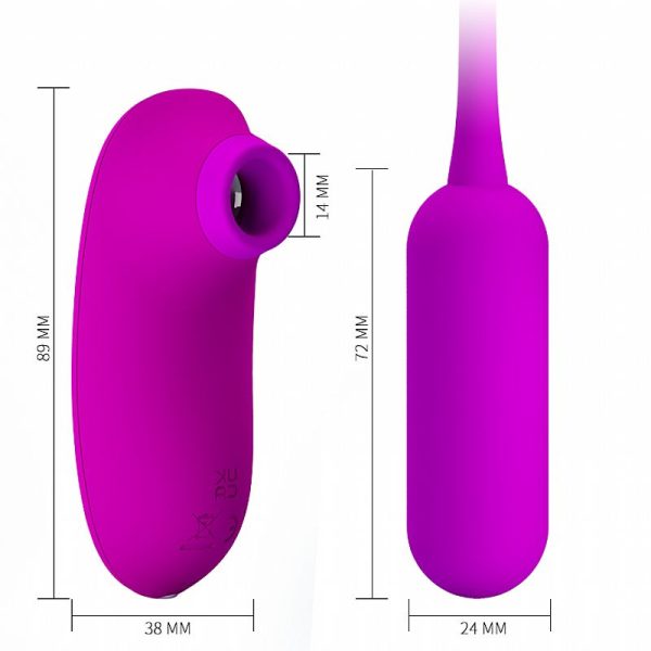Vibrador Duplo Ponto G Com Modo Pulsação e Bullet 2 em 1  Curupira - Image 4