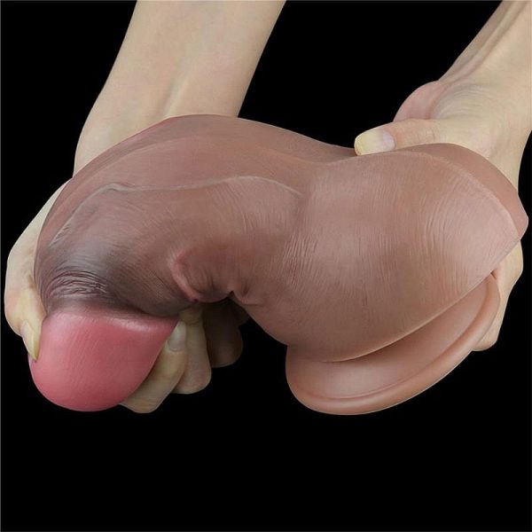 Pênis Realístico Grande Plug Gigante 18,2x6,6CM Lovetoy Cock - Image 3