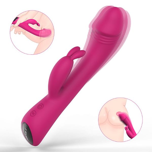 Vibrador Duplo de Ponto G e Clitóris - Baby Bunny - S-Hande