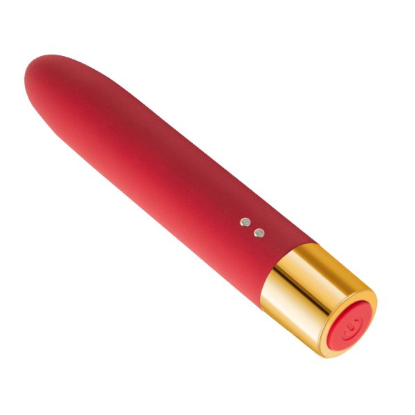 Vibrador Personal Estimulador Feminino Recarregável Vermelho - Image 3