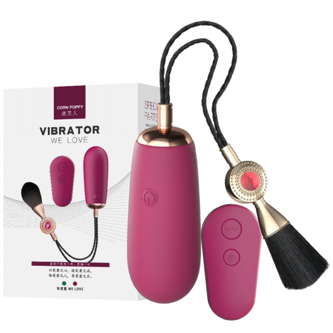 Vibrador Bullet Aveludado Com Aquecimento + Controle Sem Fio - Imagem 12