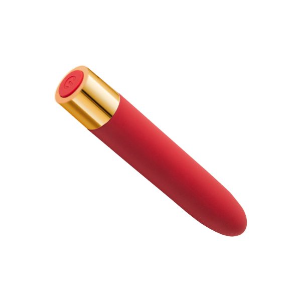 Vibrador Personal Estimulador Feminino Recarregável Vermelho - Image 2