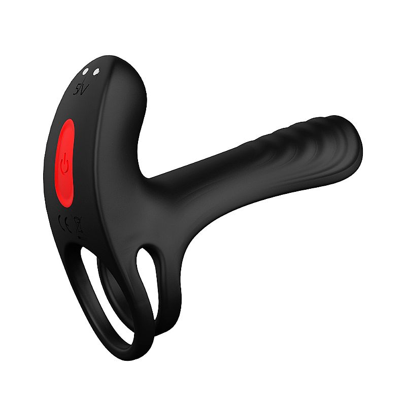 Anel Peniano Com Vibrador Estimulador Clitóris Com Controle - Imagem 5