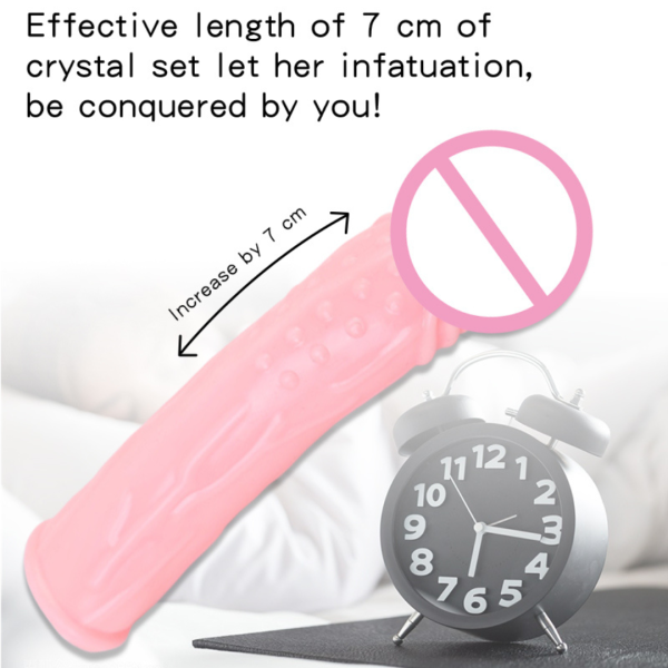 Capa Peniana Masculina Extensora de Aumentar o Pênis em 5CM - Image 2
