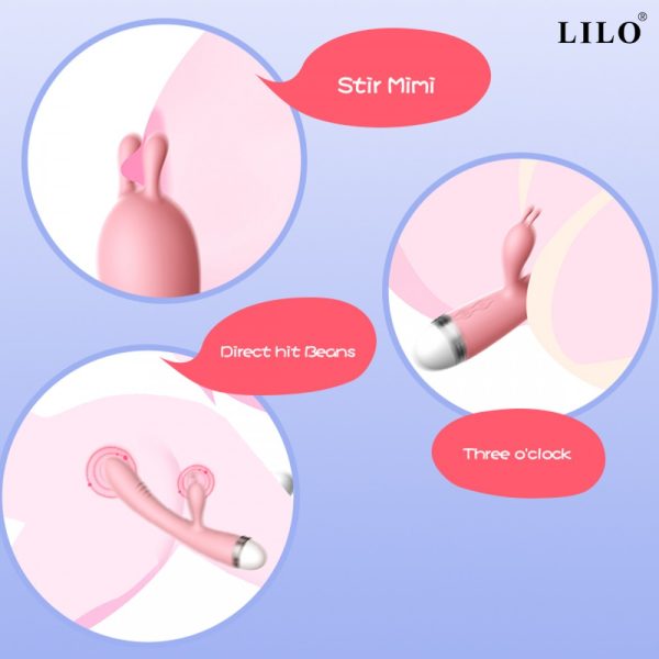 Vibrador com Estimulador de Clitóris e Ponto G Recarregável - Image 10