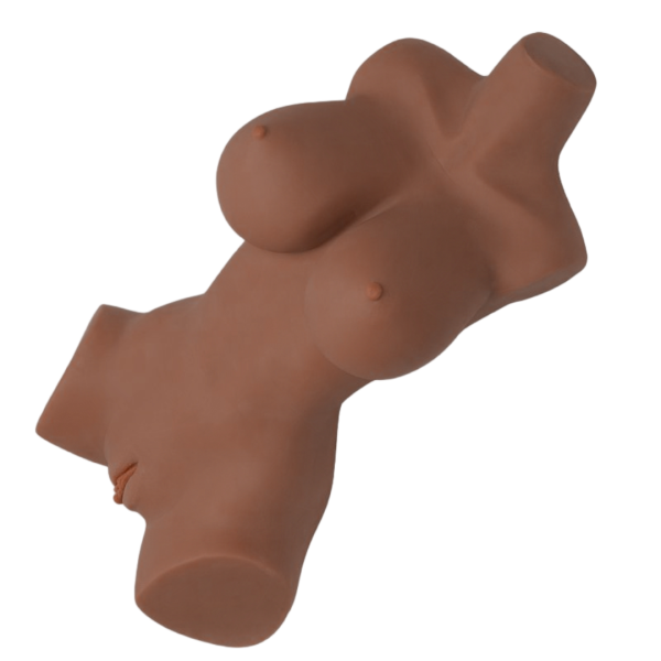Boneca Realística Marrom Masturbador Seio Ânus Vagina Cyber - Image 6