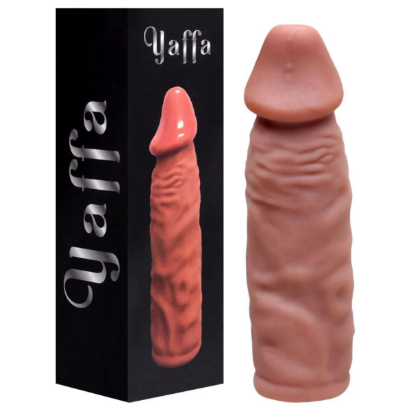 Capa Peniana Realística 13,5Cm Extensora Cyberskin - Yaffa - Image 7