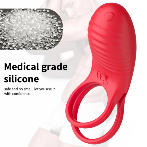 Anel Peniano Vibro Estimulador Clitóris E Retarda Ejaculação - Image 6