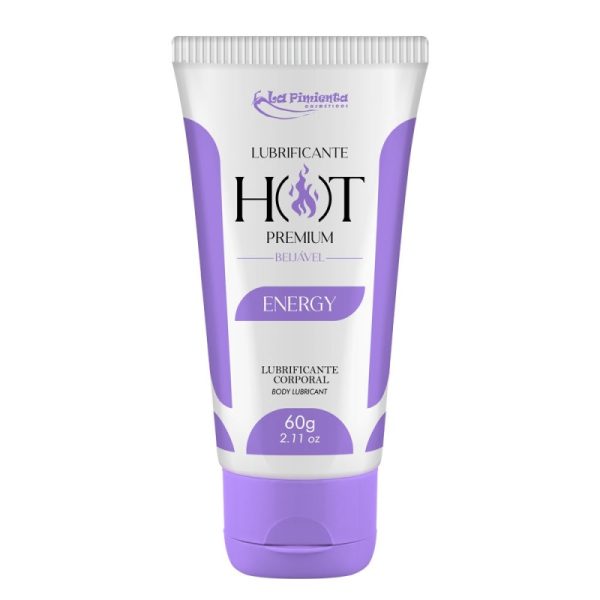 Lubrificante Corporal Hot Premium com Sabor, Aroma de ENERGY - Image 2