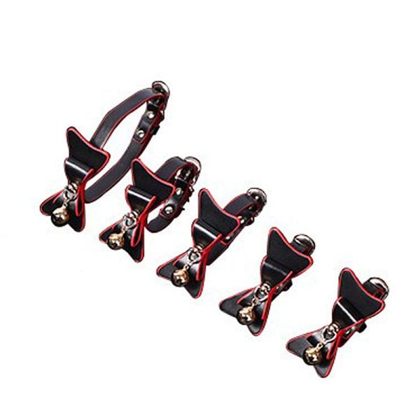 Kit Bondage Algema para Pulso e Pescoço com mordaça de Bola - Luxo - Image 4