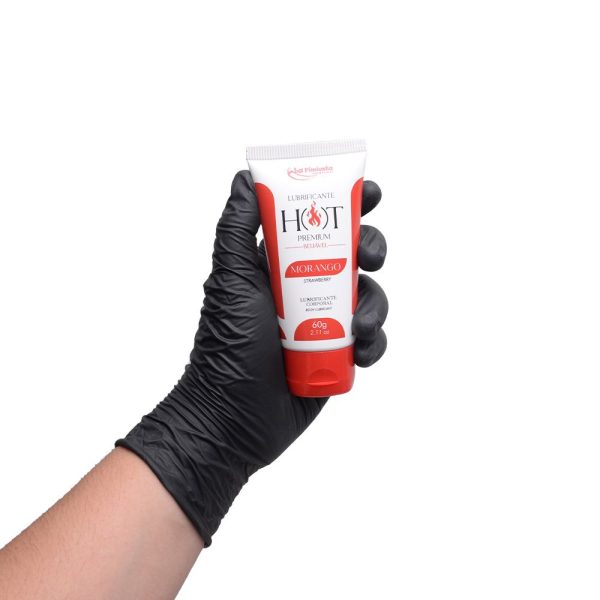 Lubrificante Hot Premium Beijável Sabor E Aroma MORANGO 60G - Image 3