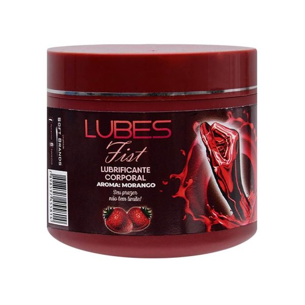 Lubrificante Para Fisting À Base Dágua Aroma De Morango 500g
