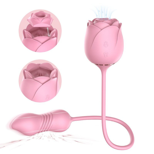 Rosa Estimuladora de Clitóris e ponto G- ROSA- S-HANDE - Image 2