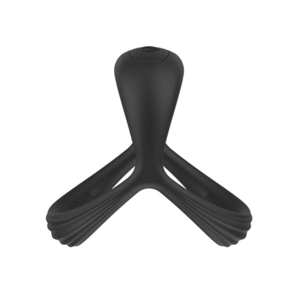 Anel Peniano Duplo com Vibrador Forte Estimulador Clitoriano - Image 4
