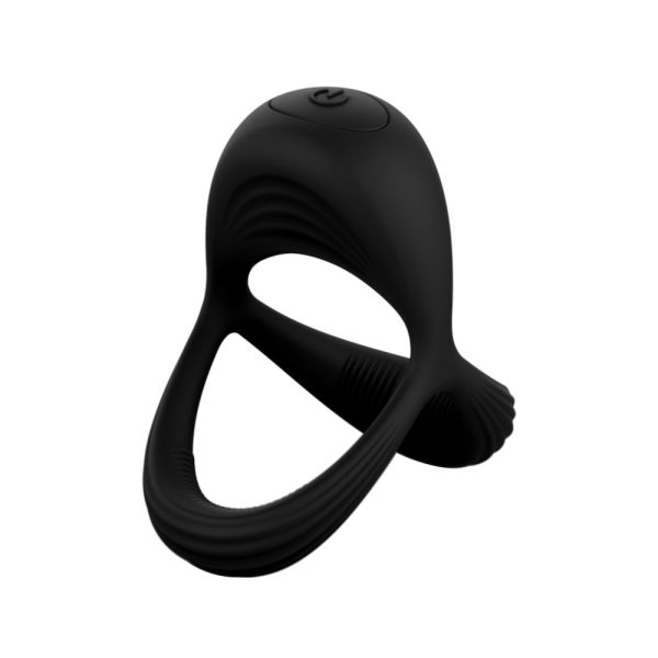 Anel Peniano Duplo com Vibrador Forte Estimulador Clitoriano - Image 6