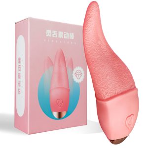 Vibrador Clitoriano Formato Língua com 10 Modos de Vibração