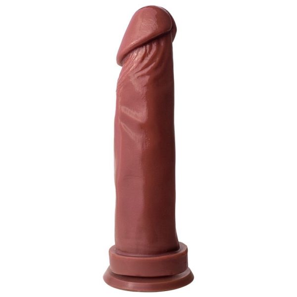 Pênis Macio e Realístico Marrom Com Ventosa 21,5X5Cm Soulsex - Image 2