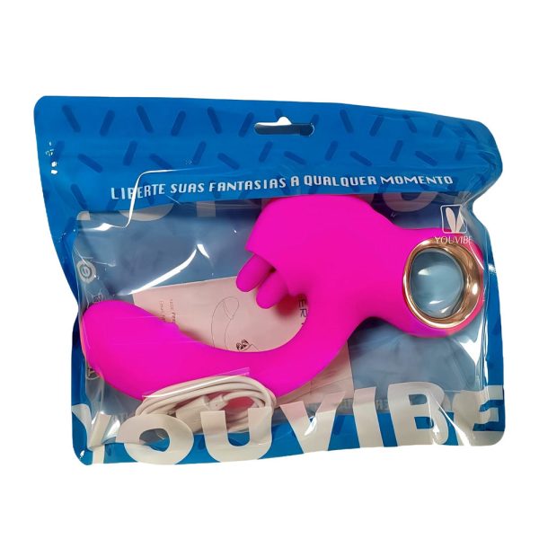 Vibrador Ponto G com Estimulador de Clitóris e 10 Vibrações - Image 2