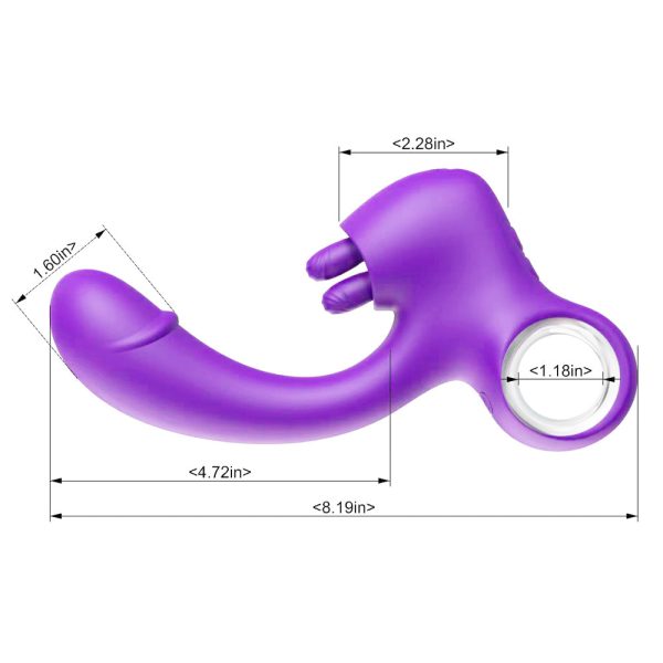 Vibrador Ponto G com Estimulador de Clitóris e 10 Vibrações - Image 10