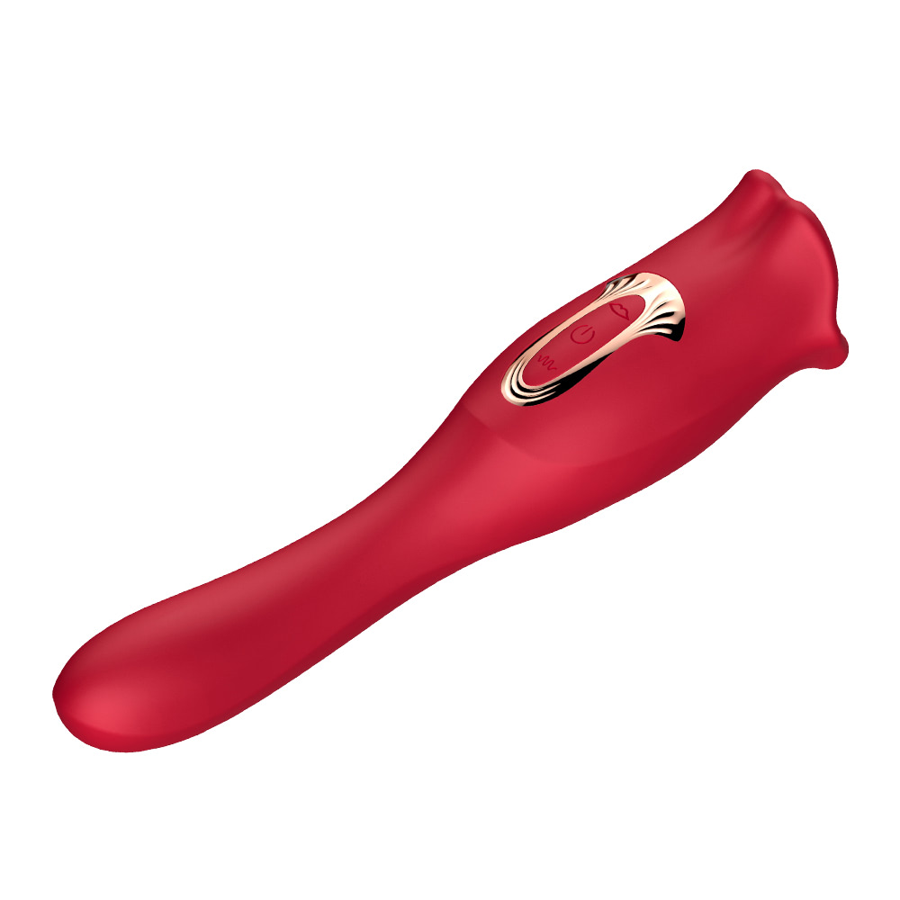 Vibrador 2 in 1,um lado em formato de boca com sucção e 10 modos de estimulação - OLENA - Imagem 9