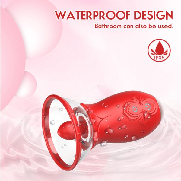 Vibrador Sugador de Clitóris e Seio Com Língua Estimuladora - Image 4